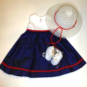 Stunning gown dress, American Girl size doll dress, 18 inch, new